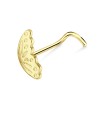 Cute Butterfly Wing Curved Nose Stud NSKZ-1771